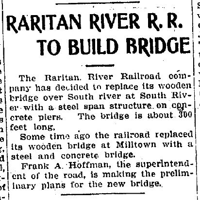 0302 The Daily Times (New Brunswick, NJ) — Wednesday, March 2, 1910 SR bridge to be replaced